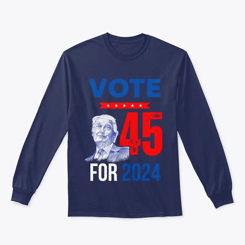 Vote 45 for 2024 Apparel - Tees and More